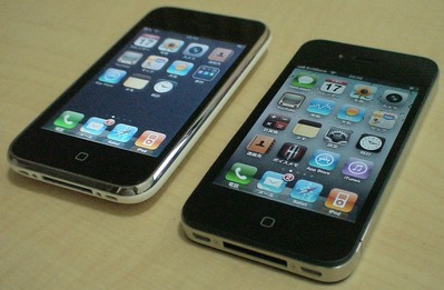 iPhone 4とiPhone 3G
